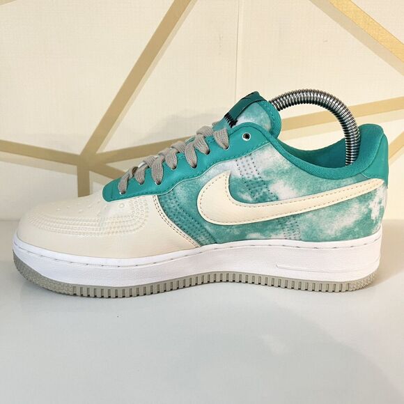 Nike By You Air Force 1 Low 'Cozi' Teal DN4164-991 Sz W 8/M 6 Shoes- Worn once - Picture 8 of 14